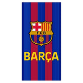 FC Barcelona handdoek gestreept 70 x 140 cm